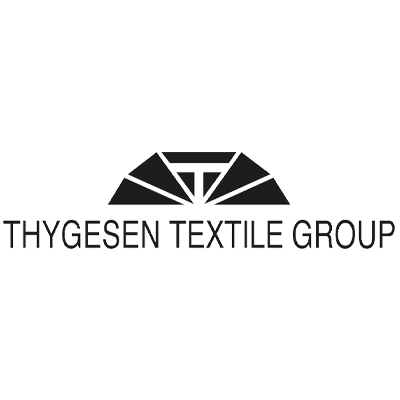 Et billede, der viser logo fra Thygesen Textile Group