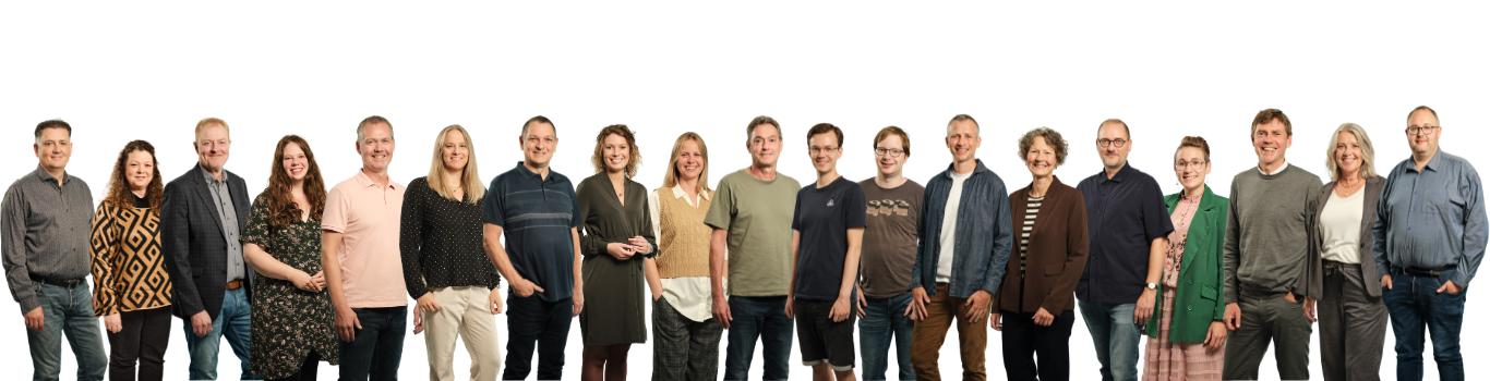 Et billede af medarbejdere hos InfoSuite